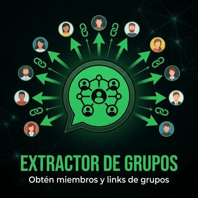 Extractor de grupos WhatsApp