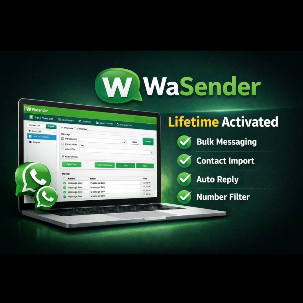 WaSender Pro dashboard